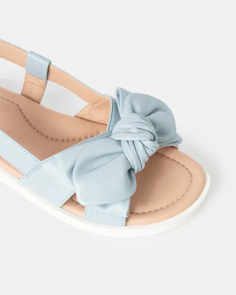 Palma Bow Mini-Wedge Slides