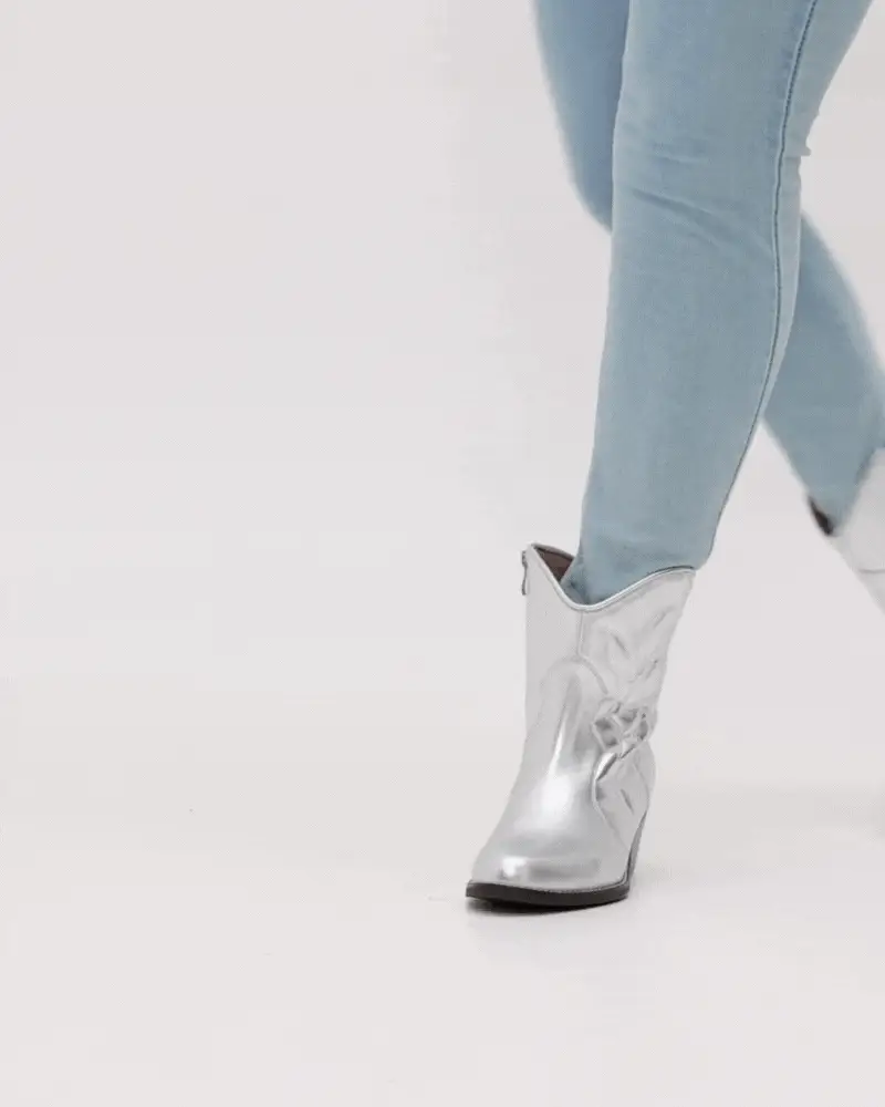 Jolene Embroidered Western Leather Ankle Boots