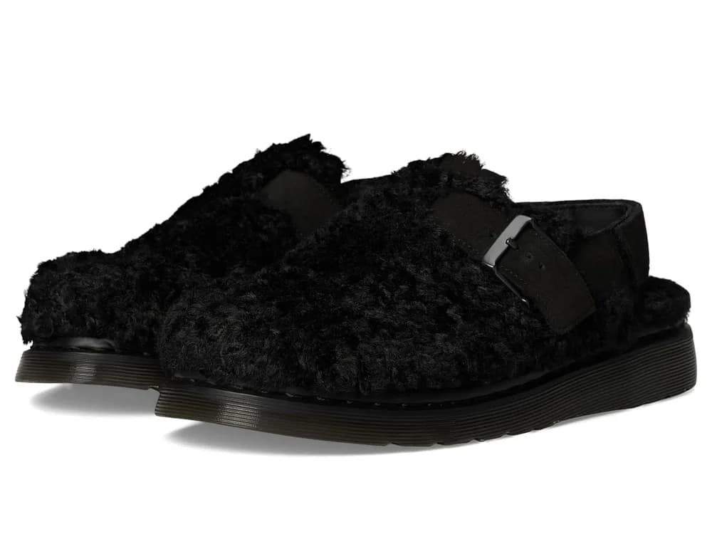 Jorge II Faux Fur Lined Deluxe Borg Slingback Mules