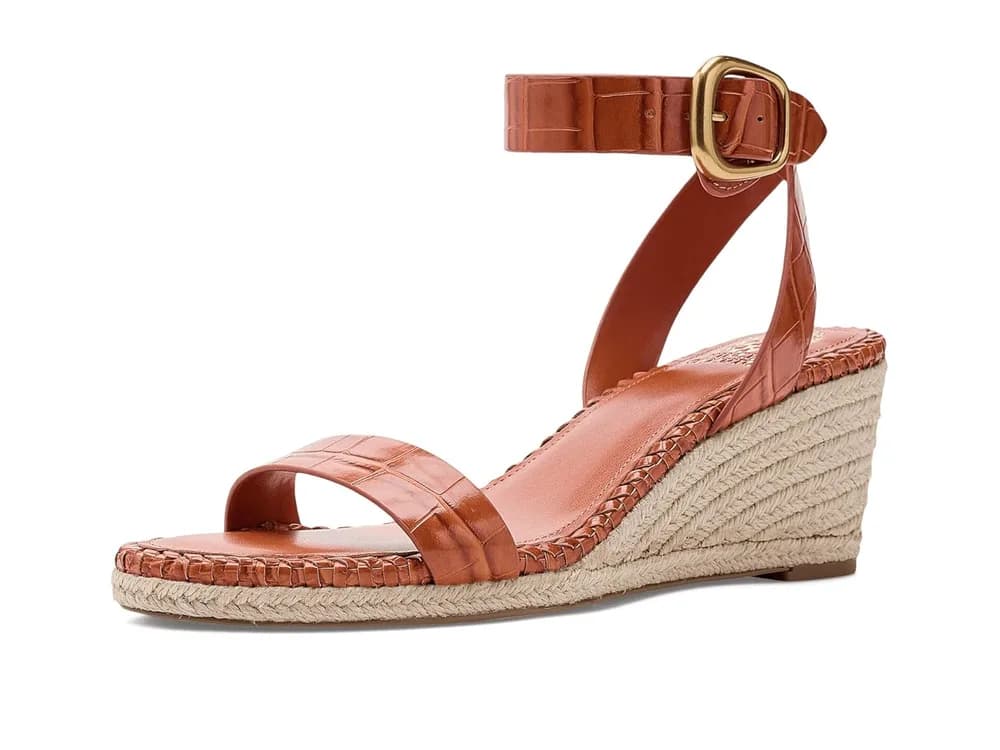 Fainel Ankle Strap Espadrille Wedge Sandals
