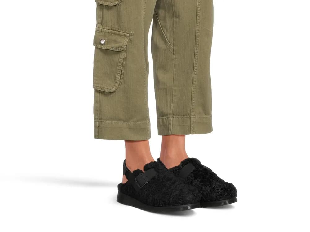 Jorge II Faux Fur Lined Deluxe Borg Slingback Mules