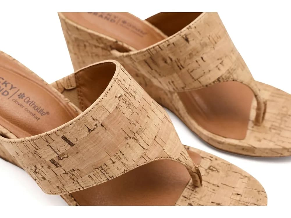 Libbie Wedge Thong Sandals
