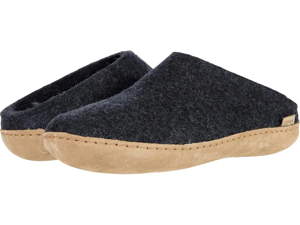 Wool Slip-On Leather Outsole