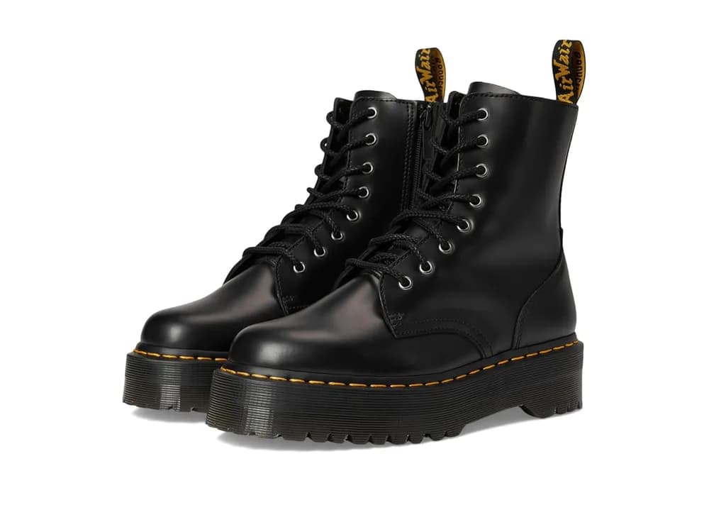 Jadon Smooth Leather Platform Boots