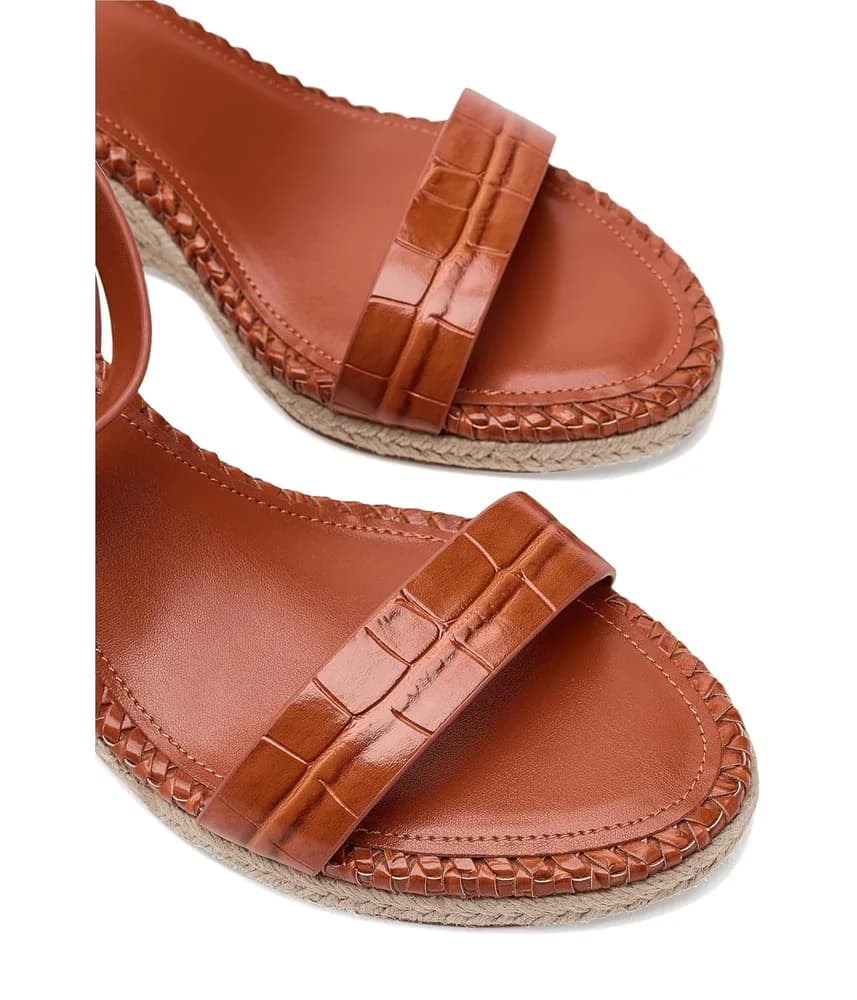 Fainel Ankle Strap Espadrille Wedge Sandals